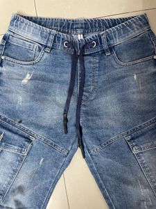 Cargo Denim Joggers