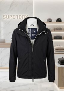 Superdry Black Hooded Jacket