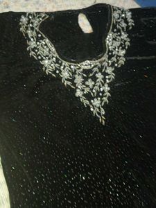 Embellished Velvet kurti