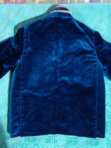 Blue Velvet Blazer