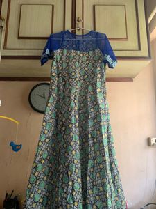 Beautiful Printed Kurti with Sheer Sleeves