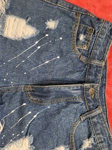 denim shorts