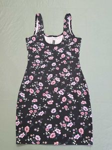H&M Floral Bodycon Dress
