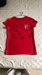 red and black ginger tshirt