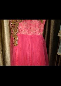 Beautiful Pink Embellished Gown