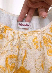 Yellow Floral Sundress (worn once)