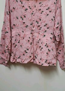LOV by Westside Pink Floral Print Kareena top