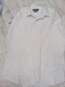 Mavie Men's White Dress Shirt - Classic Style
