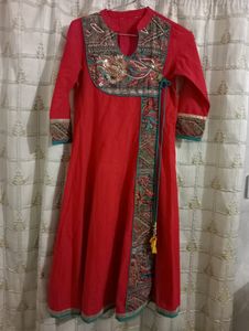 Cotton Beautiful Kurti With Handwork