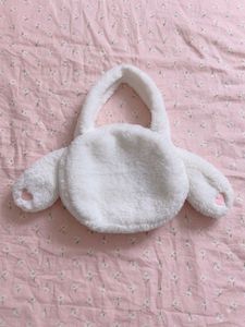 Cute White Fluffy Bunny Bag