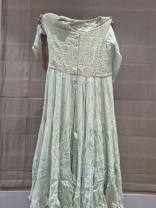 Elegant Pastel Green Kurta Set with Dupatta