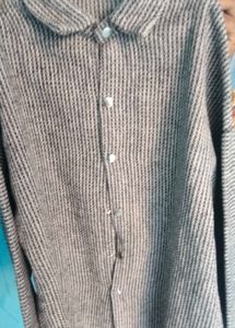 Chic Striped Button-Up Top