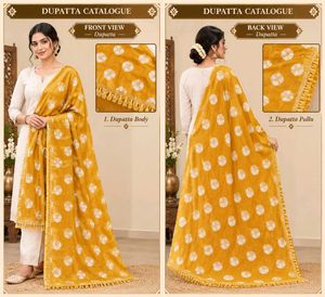 Dupatta foil print