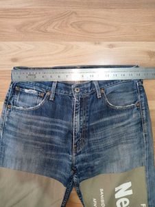 Levi's Unique "Never Stop" Patchwork Jeans