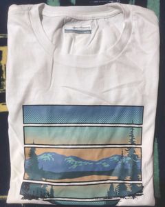 Columbia authentic Scenic Landscape Graphic Tee