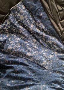 Navy Blue Long Indian Skirt