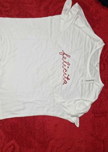 classic white embroded top