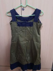 Chic Olive Green Dress