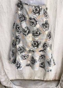 Floral Print Skirt