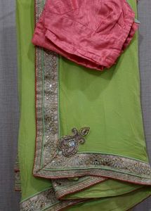 Designer Saree with Embellished Border