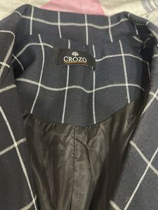 Chic Plaid Sleeveless Blazer