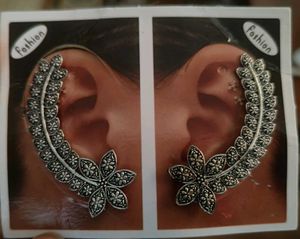 Flower Ear Cuff Earrings