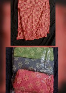 Printed Palazzo Pants - Set of 3