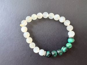 malachite and Moonstone Crystal bracelet