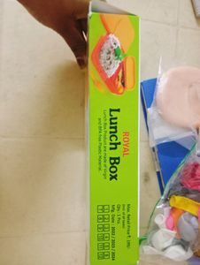 Spacious Green Colour Transparent Lunch Box