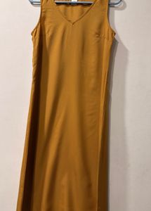 Mustard Yellow Midi Dress