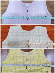 Combo Of 3 Cut Sleeve Kurti For Summers