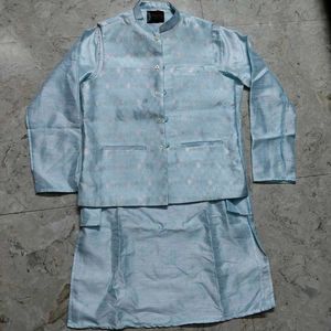 Light Blue Ethnic Kurta Set