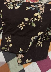 Stylish Floral Print Kurta Set