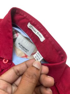 Authentic Men's BURBERRY London England Button-Dow