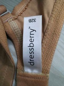 Dressberry Beige Solid Non-wired Bra! 🍪