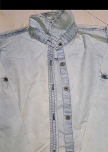 Light Wash Denim Shirt