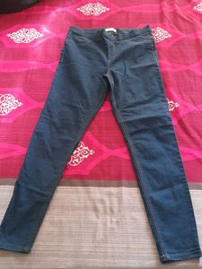 Comfy High-Waisted Blue Denim Jeans