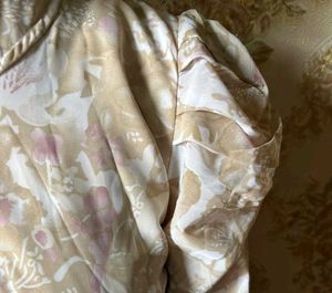 Vintage Floral Puff Sleeve Dress
