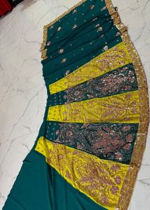 Lehenga Choli type saree