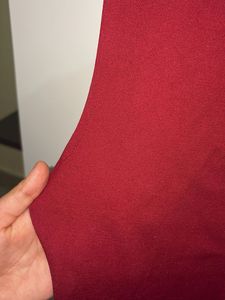 Chic Sleeveless Maroon Dress