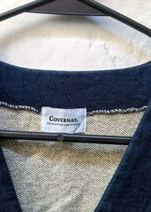 Classic Navy Blue Cardigan Sweater