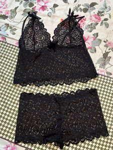 🐾Hot Black Lace Lingerie Set