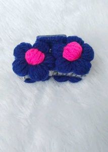 crochet puff Flower Hair clutchers