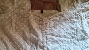 Price reduced White Floral embroidery Crop Top