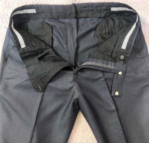Men's Black Formal Trousers