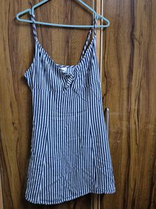 Striped Mini Bikini Dress