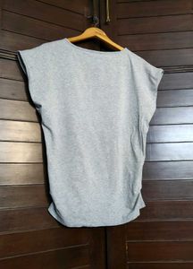 Women Grey Embellished Top