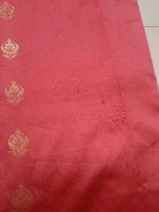 Elegant Pink &amp; Green Saree
