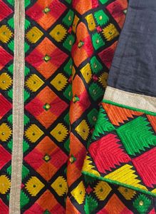 Multicoloured Embroided Kurta