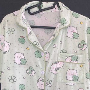 Cute Bear Pajama Top